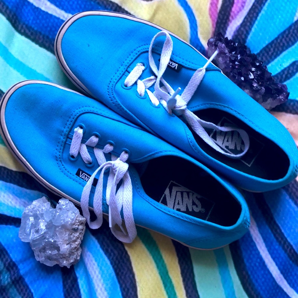 Blue Vans size 7